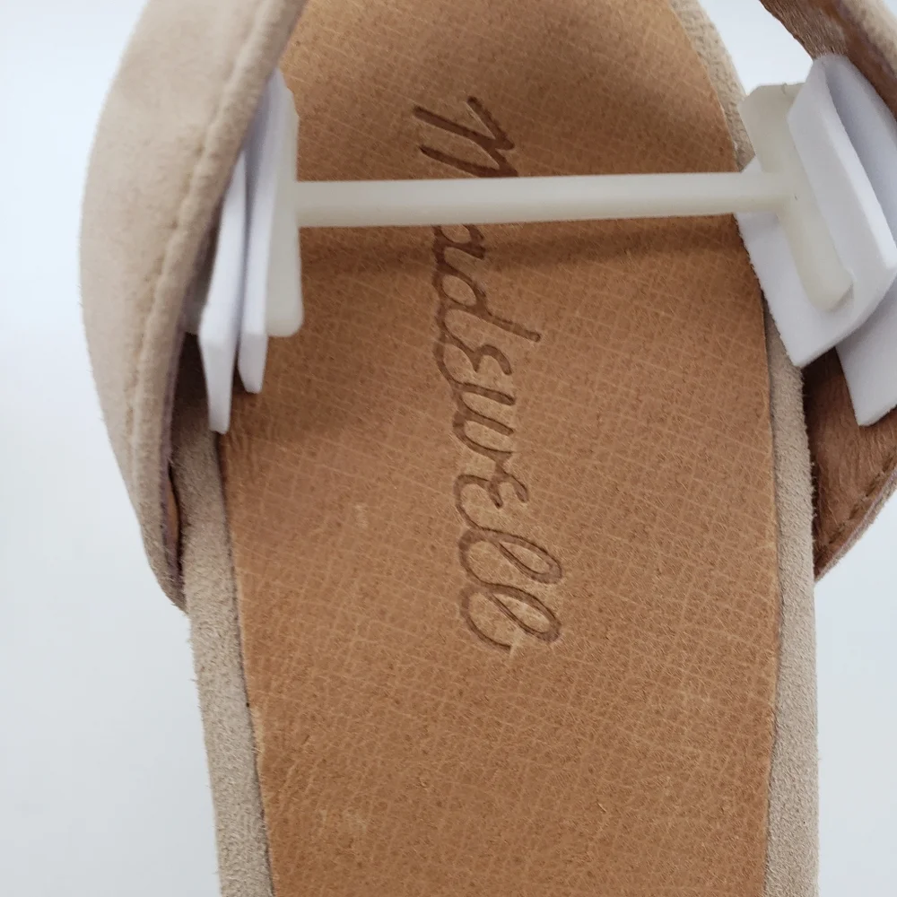 Madewell NIB Rosalie Size 10 in Sand Dune-Neutral-Suede Upper Capsule Wardobe